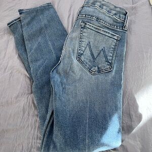 MOTHER Light Blue Skinny Jeans